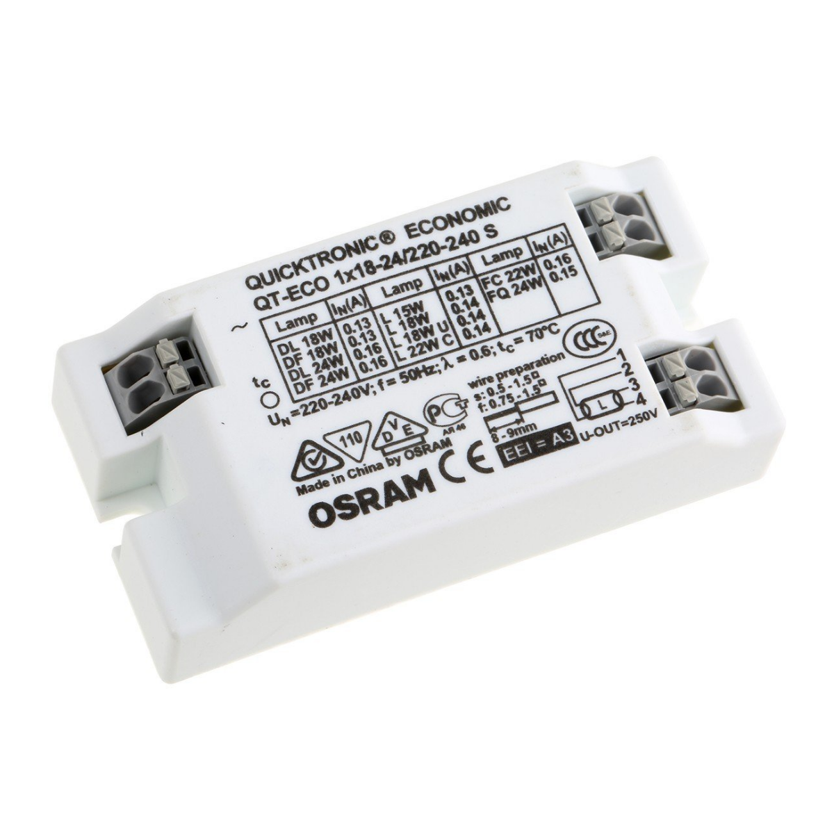 ЭПРА OSRAM QT-ECO 1X18-24/220-240 S VS50 для КЛЛ