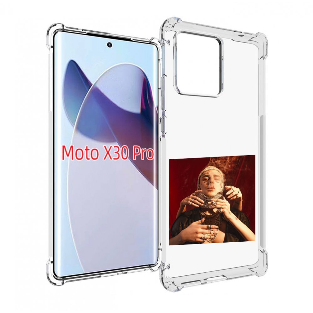 

Чехол MyPads Slime face для Motorola Moto X30 Pro, Прозрачный, Tocco