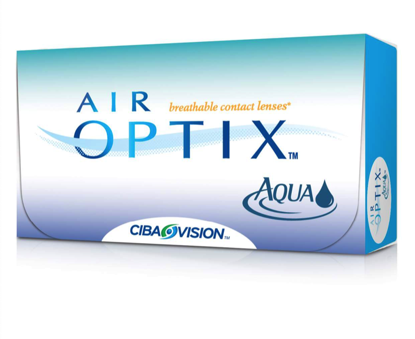 фото Air optix aqua (3 линзы) + renu 360 мл.(8.6, -0.75)