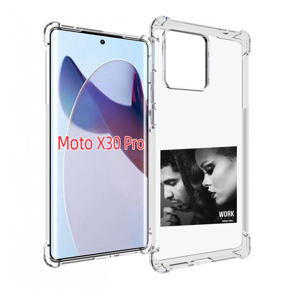 

Чехол MyPads Rihanna feat для Motorola Moto X30 Pro, Прозрачный, Tocco