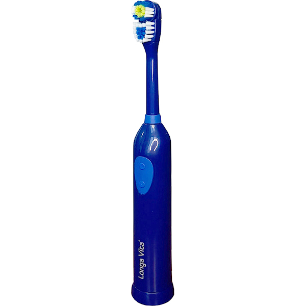 Электрическая зубная щетка LONGA VITA KAB-2S Blue электрическая зубная щетка longa vita paw patrol blue kab 3b