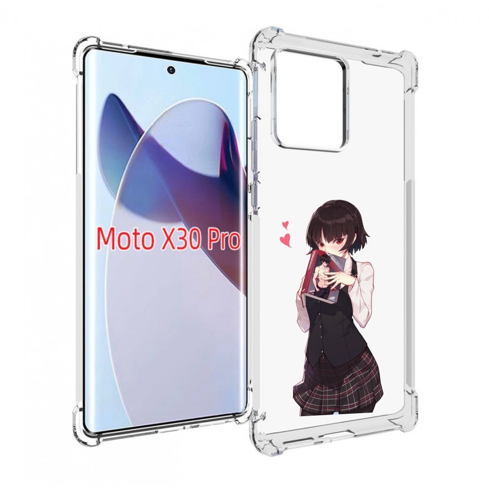 

Чехол MyPads Persona 5 - Makoto Niijima для Motorola Moto X30 Pro, Прозрачный, Tocco