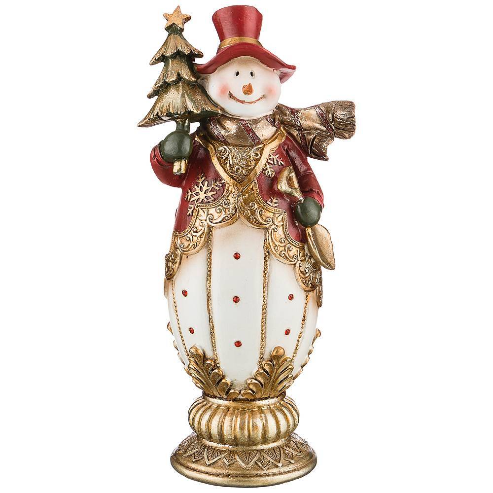 

Фигурка снеговик 12,5х9,5х28 см.