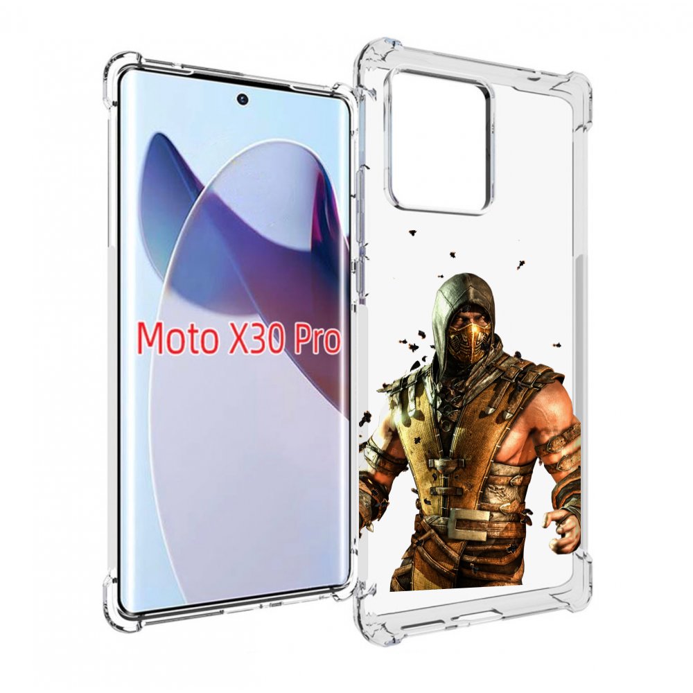 

Чехол MyPads Mortal Kombat scorpion для Motorola Moto X30 Pro, Прозрачный, Tocco