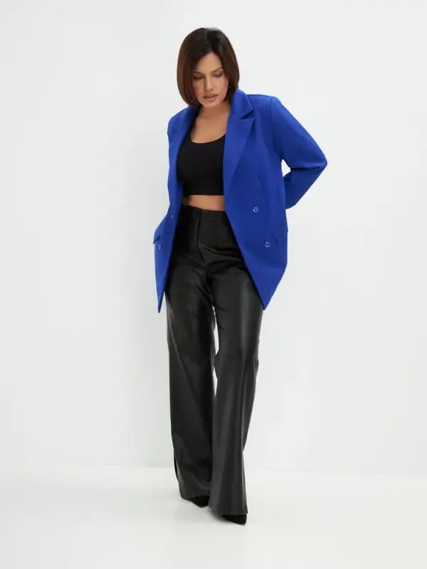 Жакет женский DAZZLE STYLE Лана синий 54 RU