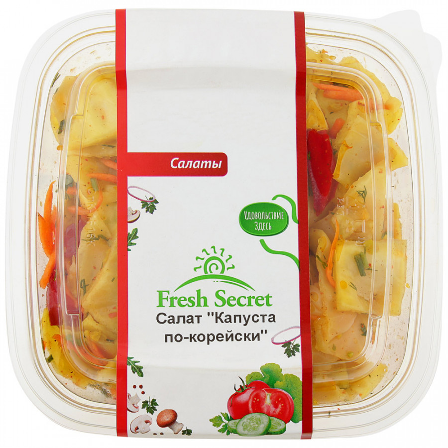 

Салат Fresh Secret Капуста по-корейски +-200 г