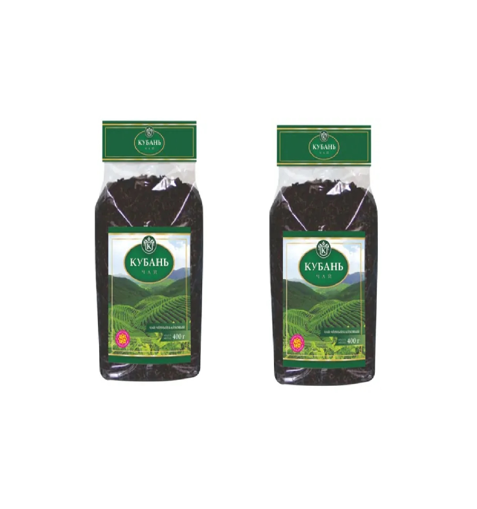 

Чай черный Азерчай Кубань, 400 г * 2 шт, Кубань