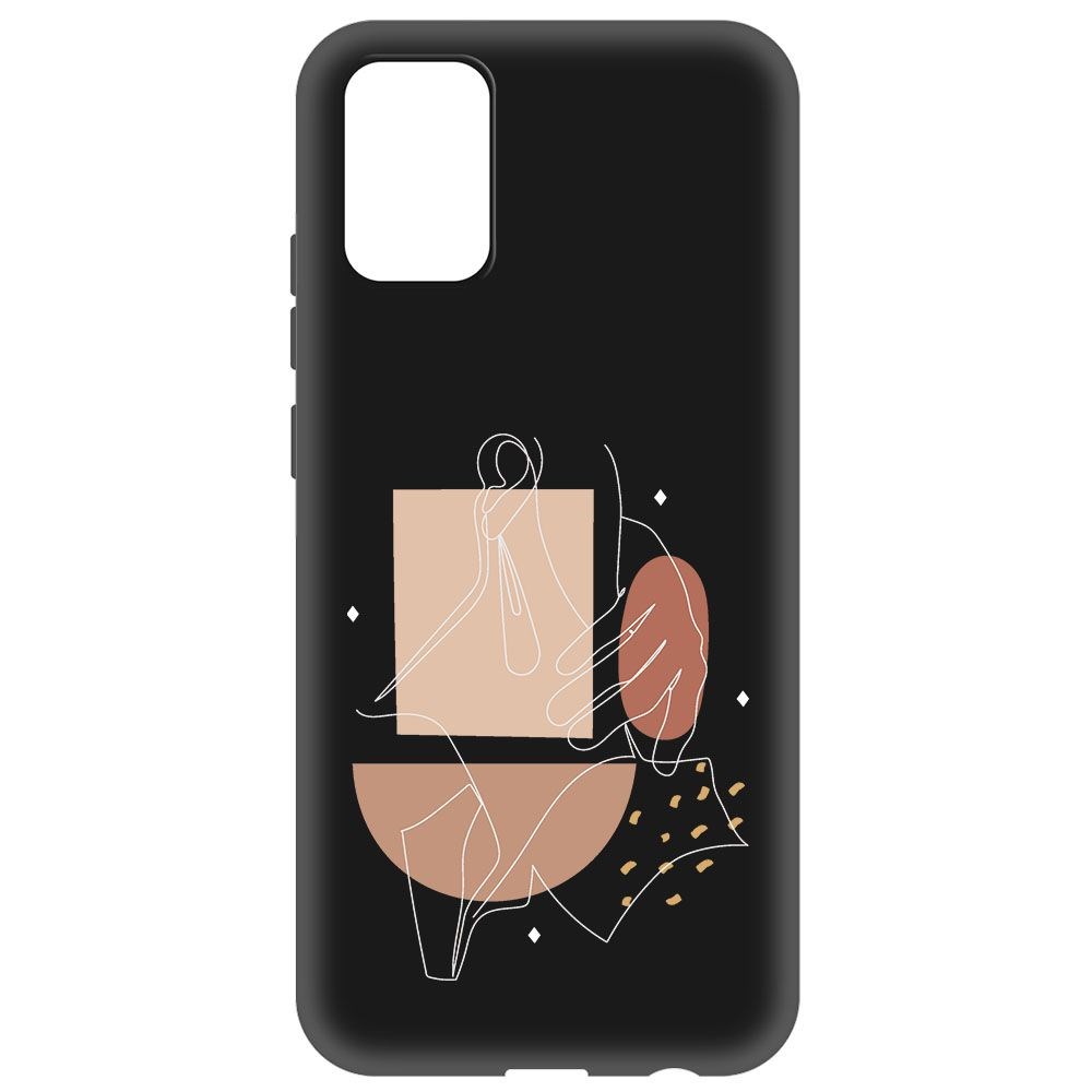 

Чехол-накладка Krutoff Soft Case Изящность для Samsung Galaxy A02s (A025) черный