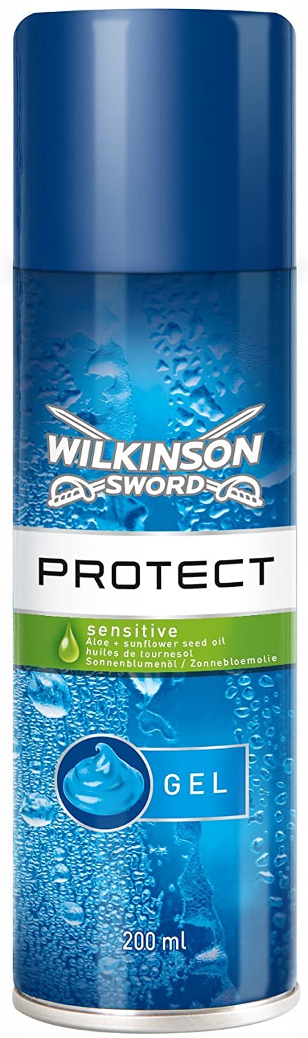 фото Гель для бритья wilkinson sword schick protect sensitive gel 200 ml