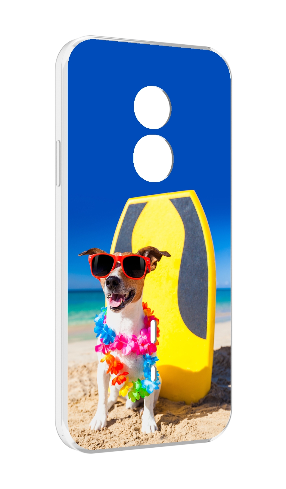 

Чехол MyPads Гавайская-собака для Doogee S51, Прозрачный, Tocco