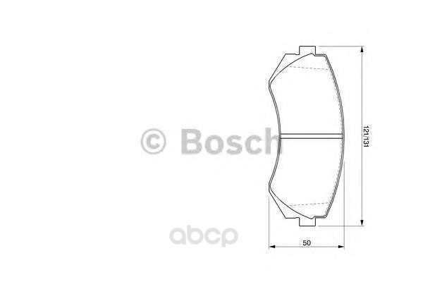 

Тормозные колодки Bosch передние дисковые 986424489