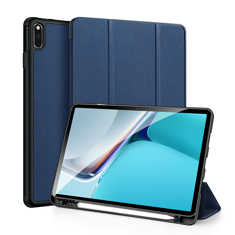 Чехол MyPads для Huawei Mate Pad 11 2021 с функцией засыпания синий