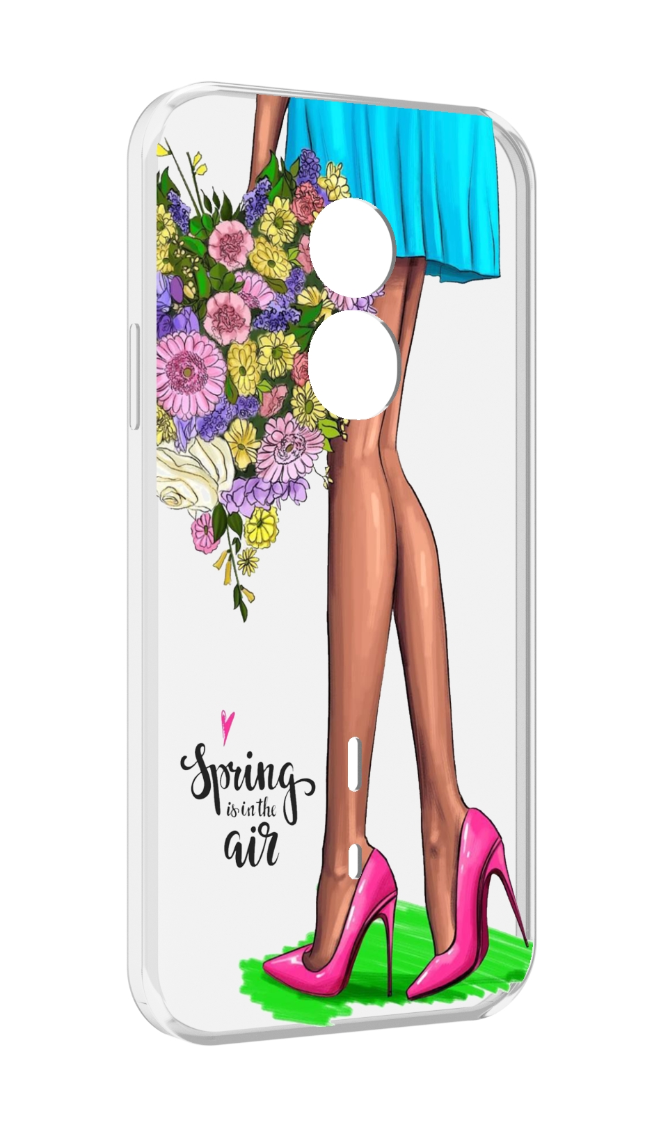 

Чехол MyPads Весна-в-воздухе женский для Doogee S51, Прозрачный, Tocco