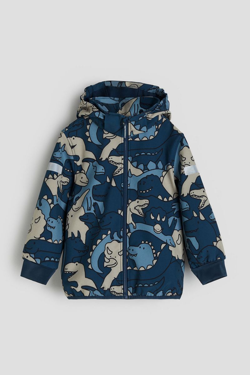 

Куртка детская H&M 1208418, Темно-синий динозавр, 122, 1208418
