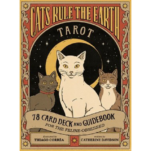 

Cats Rule the Earth Tarot: 78-Card Deck and Guidebook for the Feline-Obsessed [W...