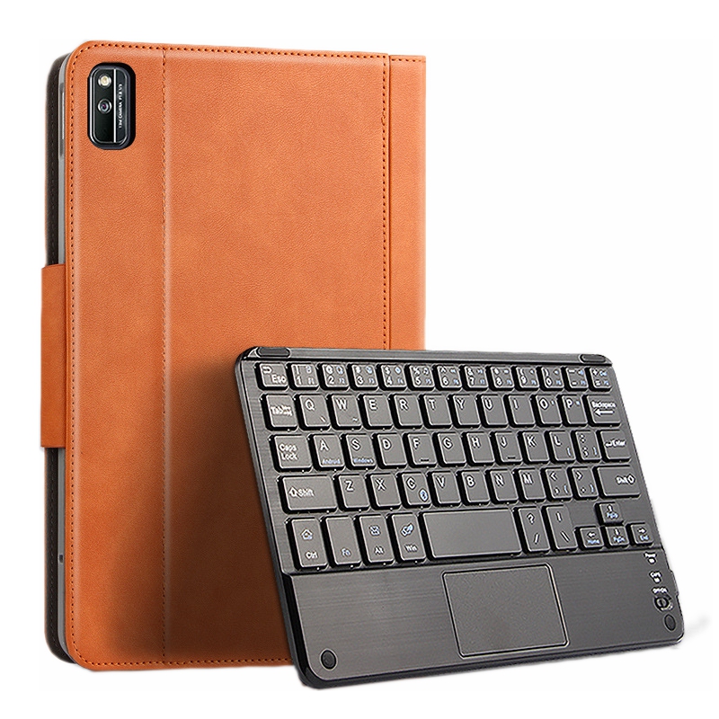 

Клавиатура с чехлом MyPads для Huawei Honor Pad V6 съёмная Bluetooth коричневая, Tasti Keyboard