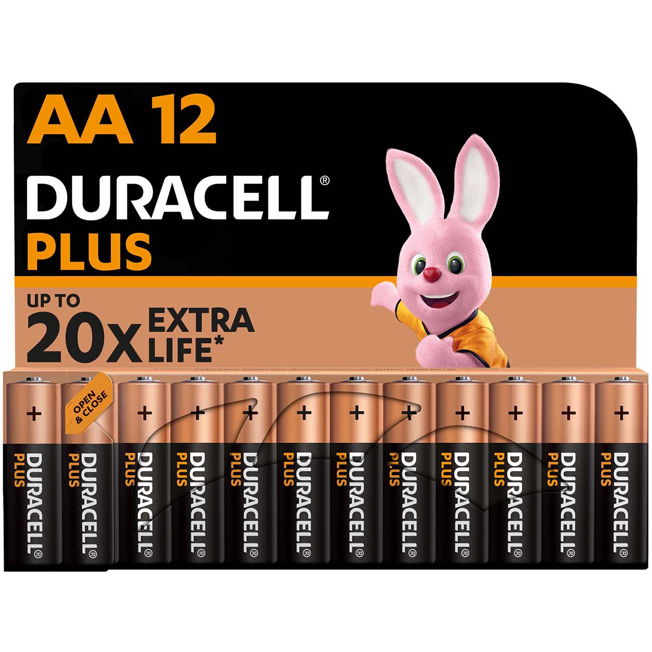 

Батарейки Duracell Plus, АА, 12 шт (LR6-12BL PLUS), Plus, АА, 12 шт (LR6-12BL PLUS)