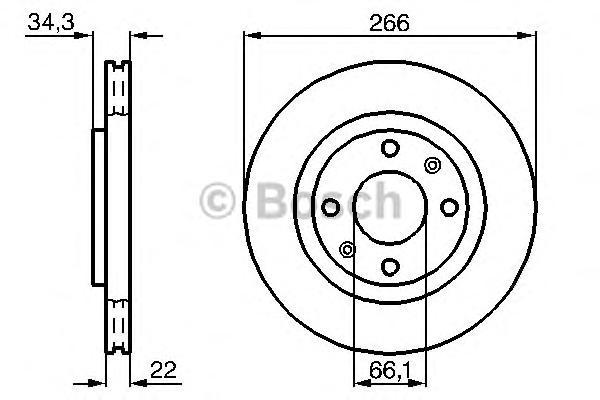 

Тормозной Диск 0986478618 BOSCH 0986478618