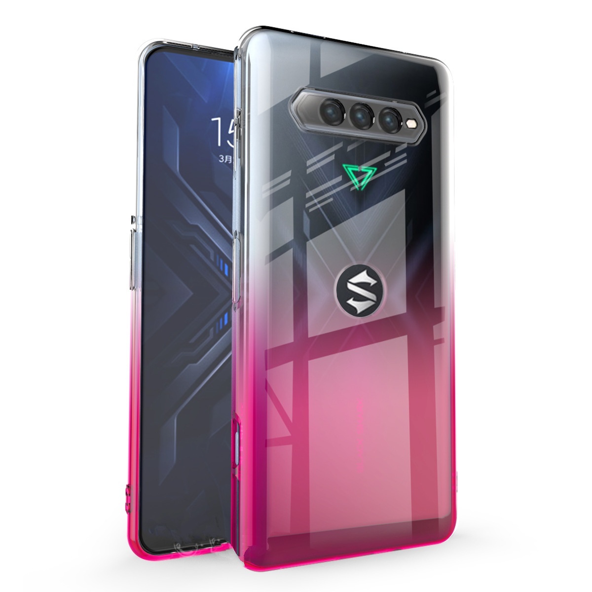 

Накладка MyPads для Xiaomi Black Shark 4 «тематика Градиент» розовая 162399, Gradiente