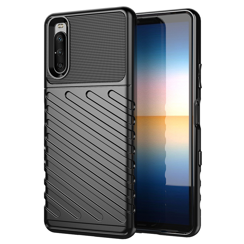 

Чехол MyPads для Sony Xperia 1 III черный, Carbon