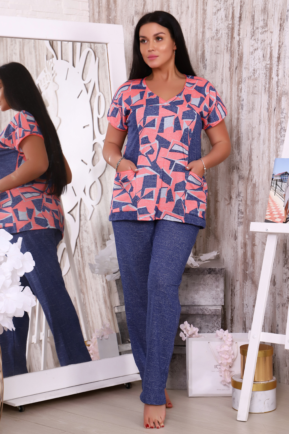 

Костюм женский Mercury Home Керри синий 54 RU, Керри