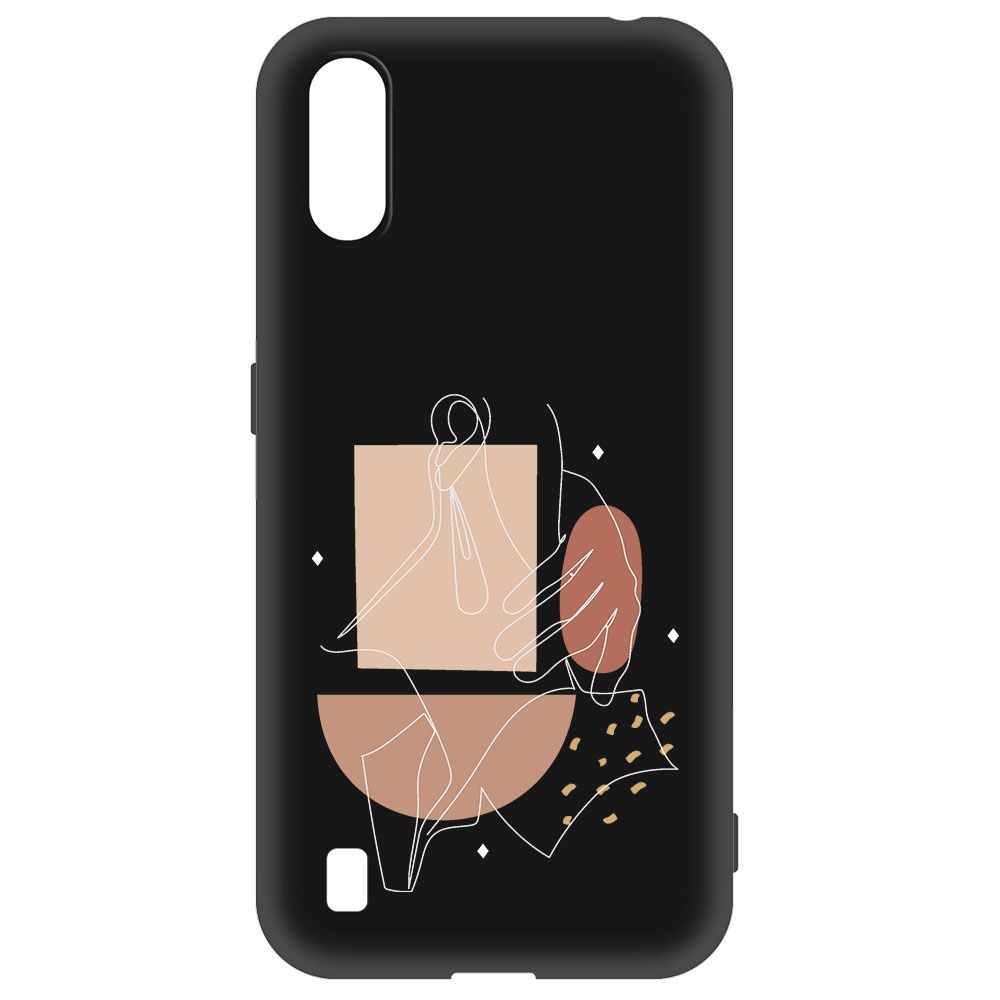 

Чехол-накладка Krutoff Soft Case Изящность для Samsung Galaxy M01 (M015) черный