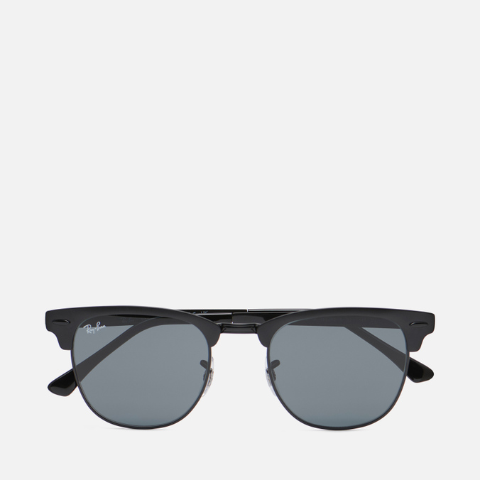 фото Солнцезащитные очки ray-ban clubmaster metal чёрный, размер 51mm