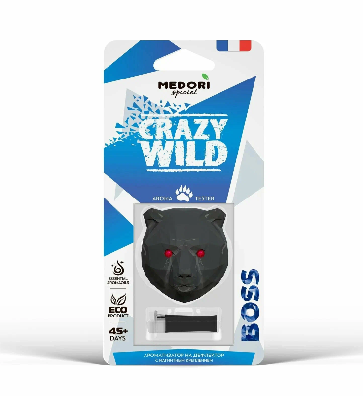 Ароматизатор на дефлектор Medori BEAR 3D Boss (TC-3045)