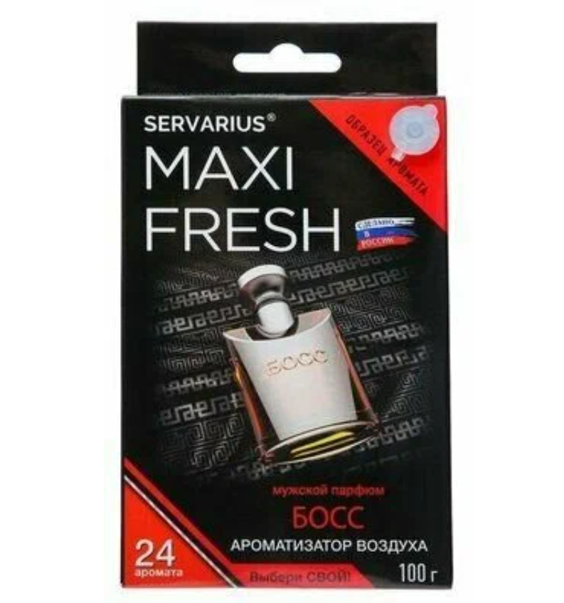 Ароматизатор воздуха MF-105 MAXI FRESH босс гелевый, под сиденье 100гр 1 40