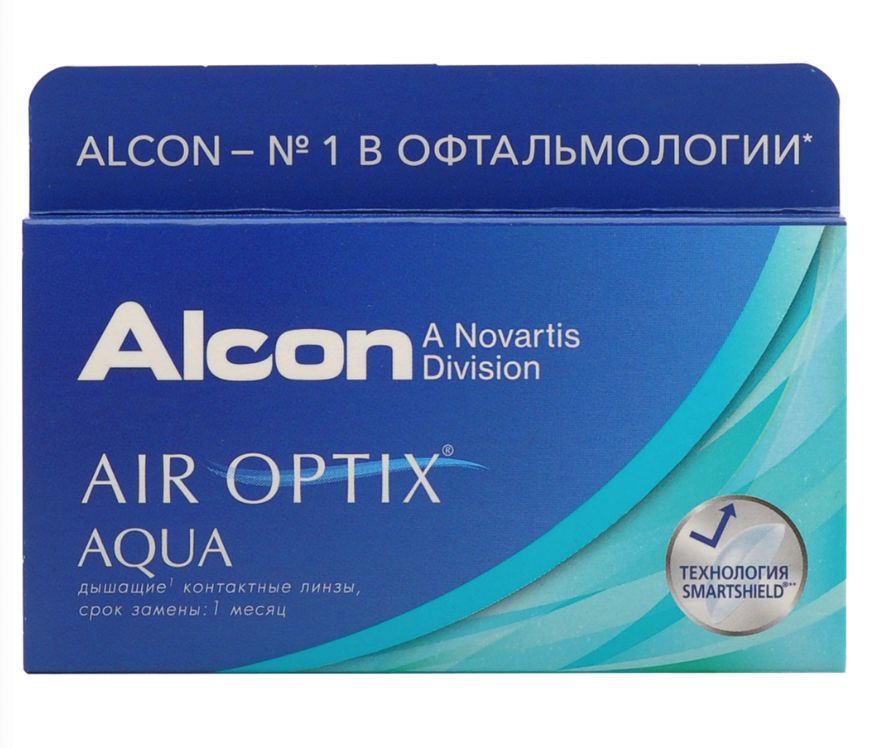 

Air Optix Aqua (6 линз) + ReNu 360 мл.(8.6, -7.00), Aqua 6 линз + ReNu