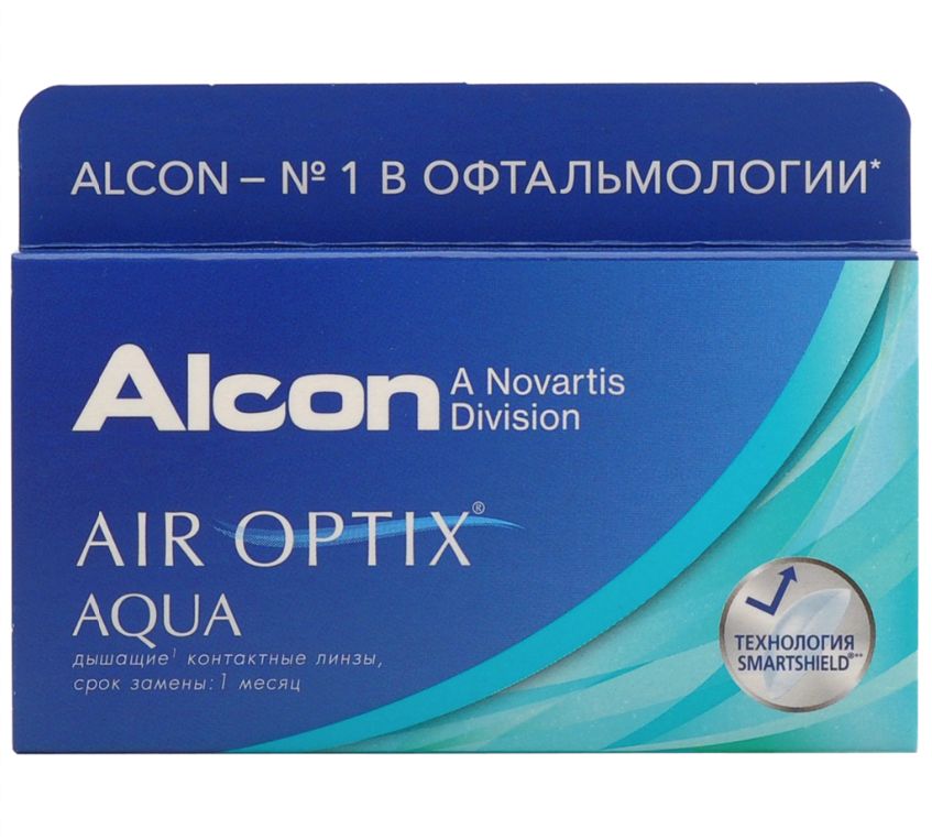 

Air Optix Aqua (6 линз) + ReNu 360 мл.(8.6, -6.50), Aqua 6 линз + ReNu
