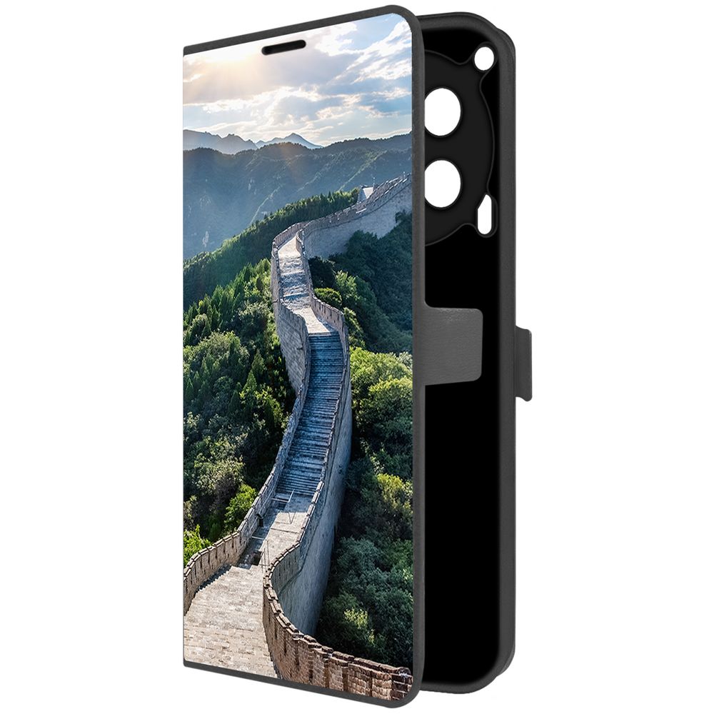 

Чехол Krutoff для Tecno Camon 30 Китай, Великая Стена, Черный