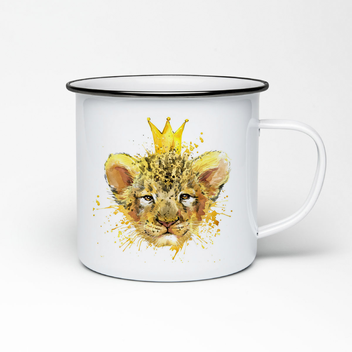

Кружка металлическая CoolPodarok Краски. Король лев