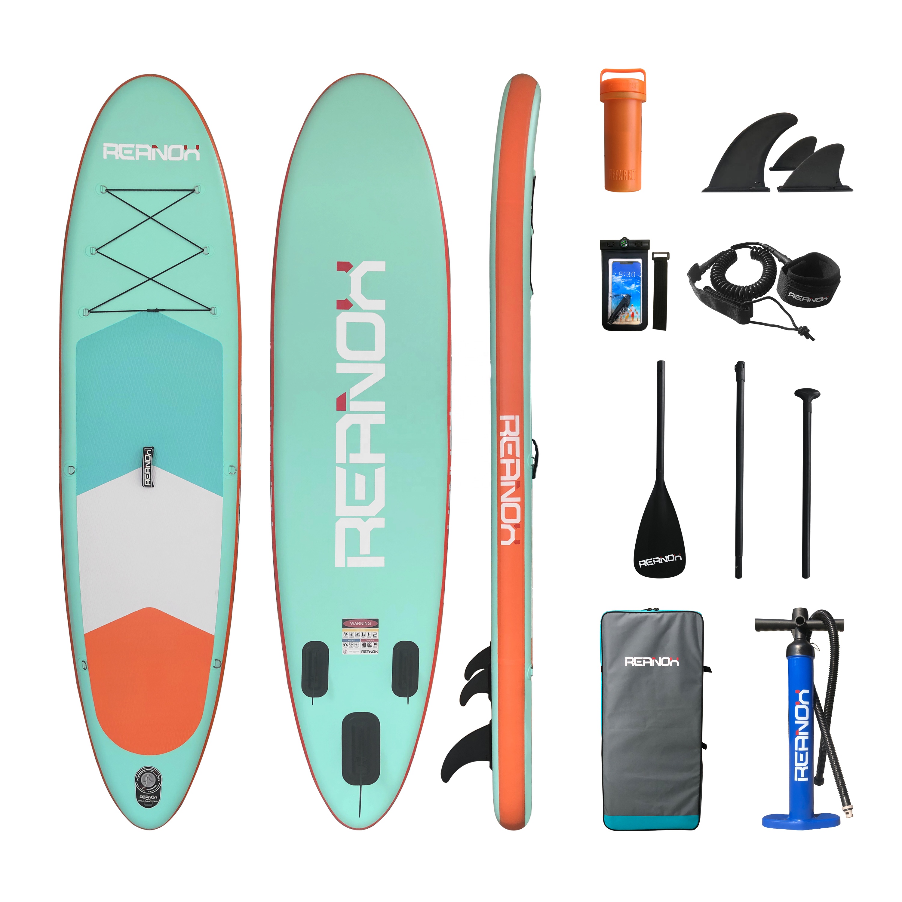 фото Сап доска sup board reanox aqua 10.0 + рюкзак, весло, насос и страховочный лиш