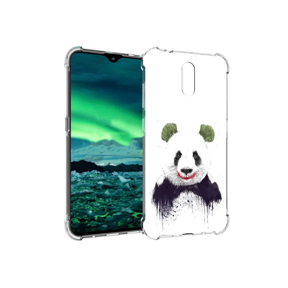 

Чехол MyPads Tocco для Nokia 2.3 панда джокер (PT142254.97.533), Прозрачный, Tocco