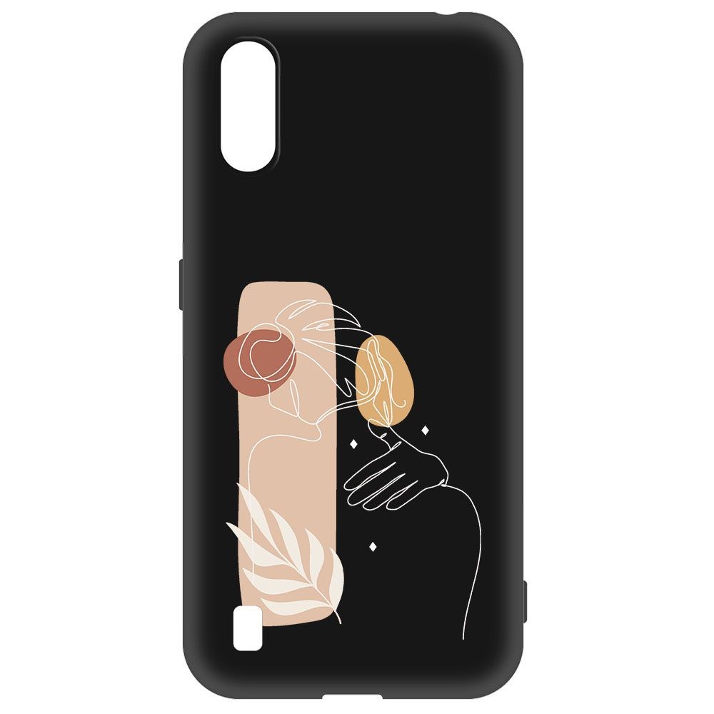 

Чехол-накладка Krutoff Soft Case Нежность для Samsung Galaxy A01 (A015) черный