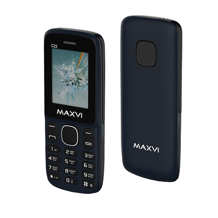 фото Мобильный телефон maxvi c22 marengo/black