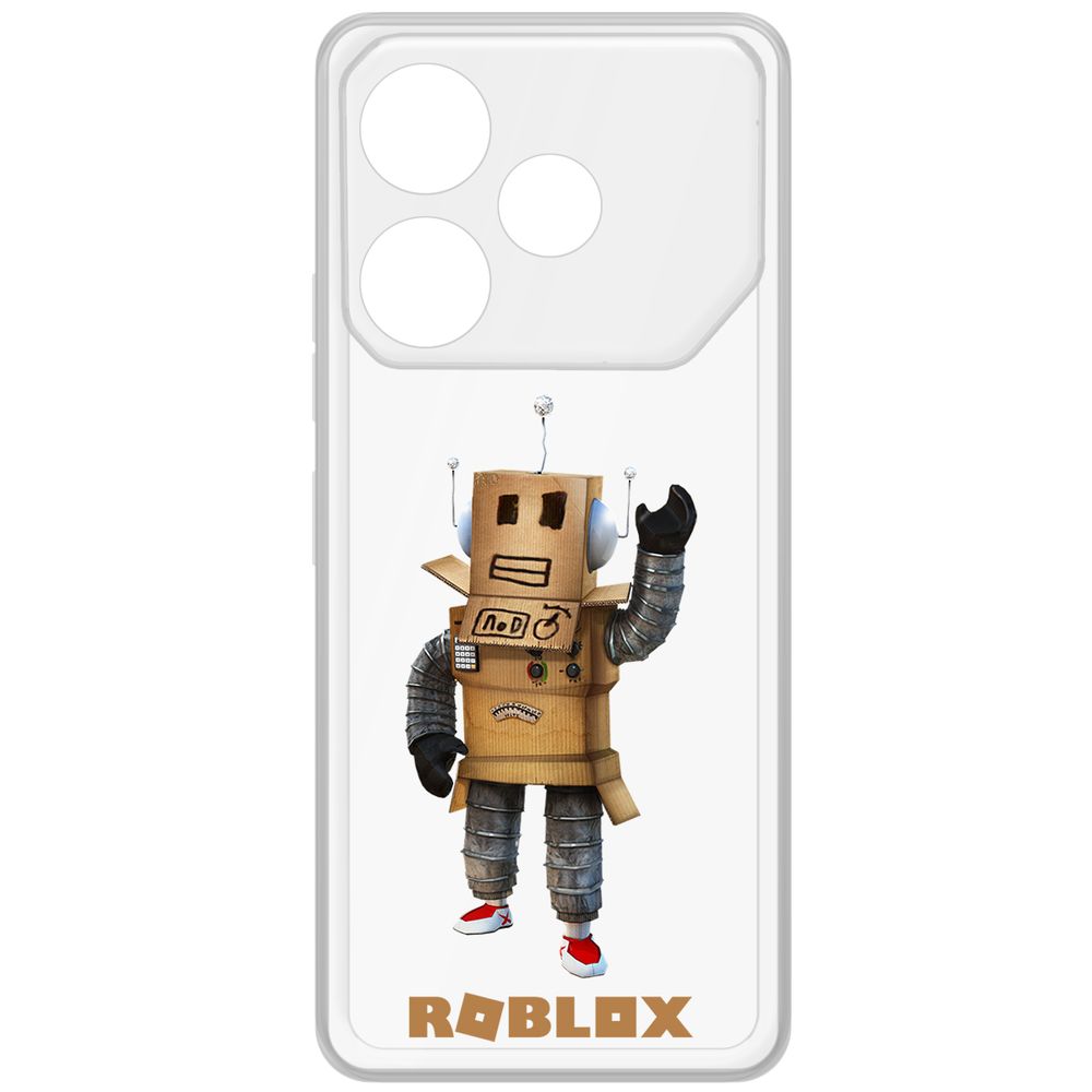 

Чехол-накладка Krutoff Clear Case Roblox-Мистер Робот для TECNO Pova 6, Прозрачный