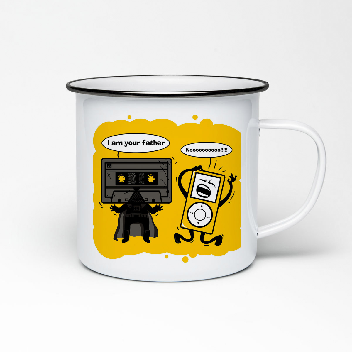 

Кружка металлическая CoolPodarok Прикол. Касета i am your father