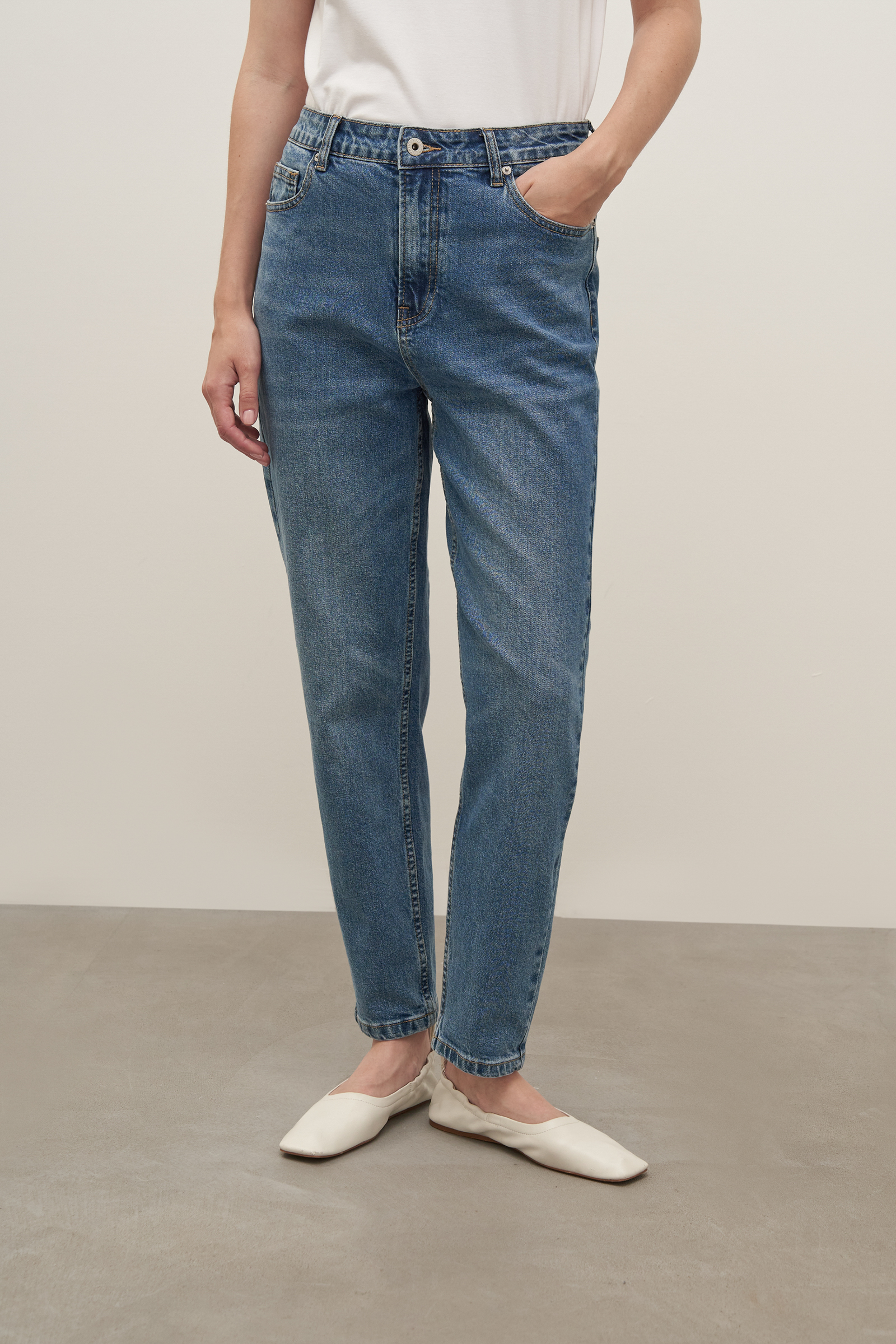 

Джинсы женские Finn Flare FAD15003 синие W27L32, Синий, FAD15003