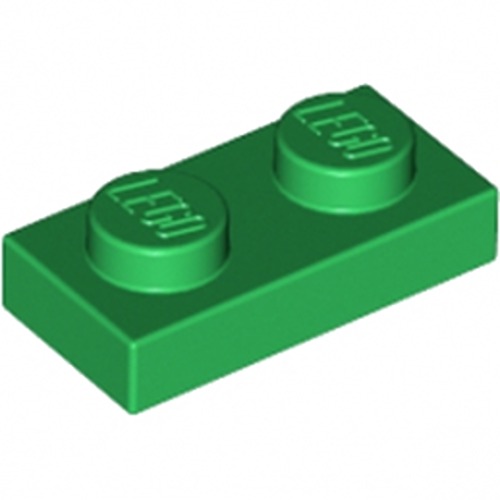 

Деталь LEGO 302328 Плитка 1X2 зеленая 50 шт.