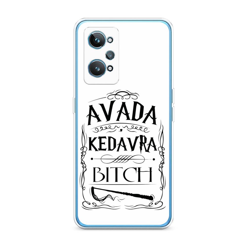 

Чехол на Realme GT 2 "Avada kedavra bitch", Белый;серый;черный, 258550-6