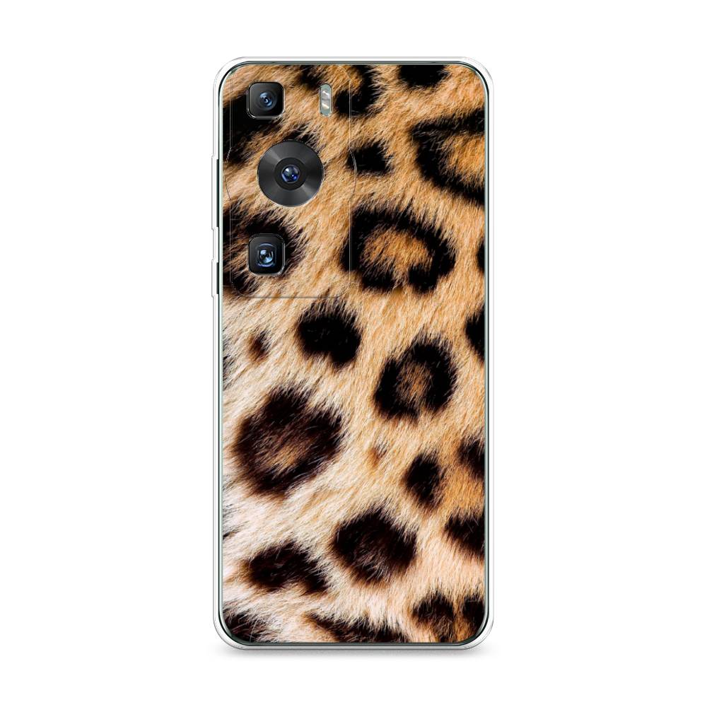 

Силиконовый чехол "Леопардовый принт" на Huawei P60, Коричневый;прозрачный