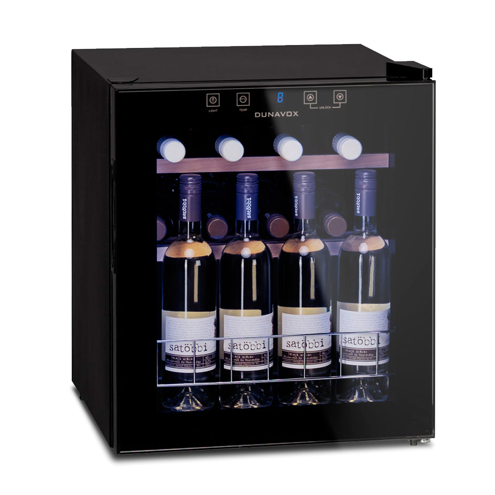 Винный шкаф Dunavox DXFH-16.46 Black отдельностоящий винный шкаф 12 21 бутылка dunavox