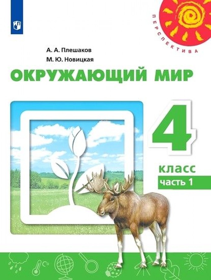 

Учебник Окружающий мир 4 класс часть 1 в 2 частях Плешаков А.А. Перспектива