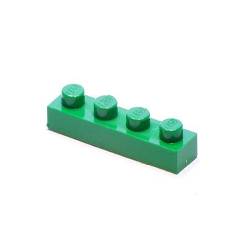 

Деталь LEGO 371028 Плитка 1X4 зеленая 50 шт.