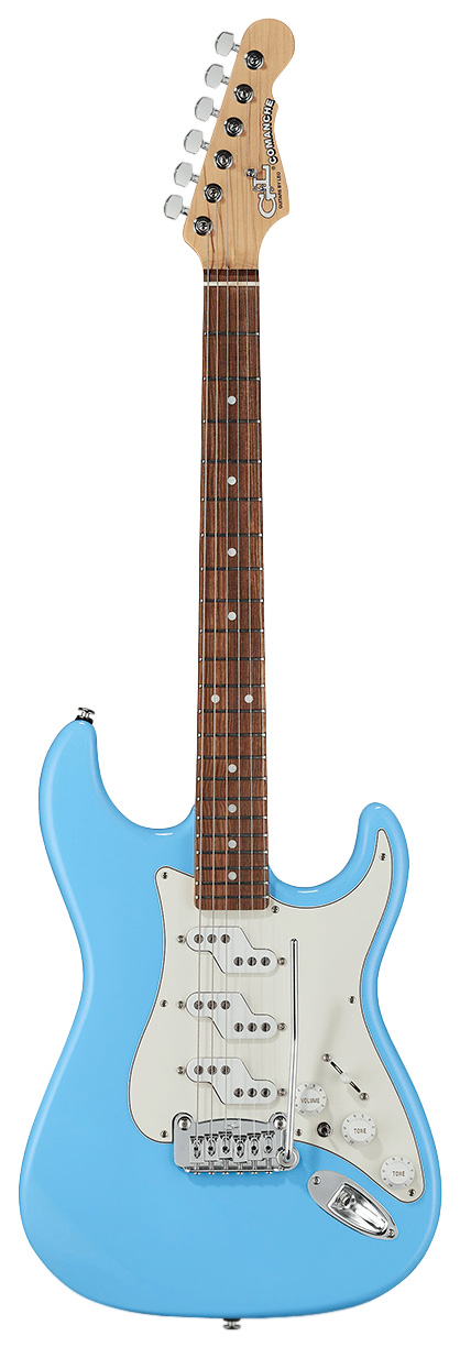 

Электрогитара G&L FD Comanche Himalayan Blue CR с чехлом, FD Comanche Himalayan Blue CR с чехлом