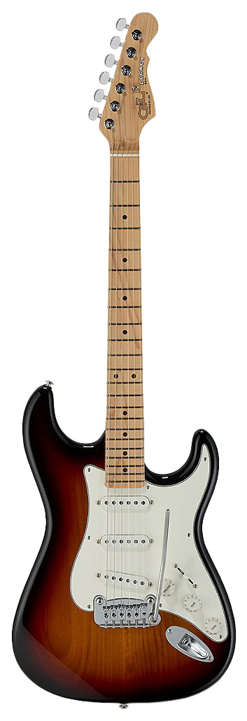 фото Электрогитара g&l fd legacy 3-tone sunburst mp с чехлом