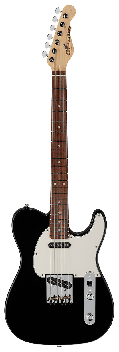 фото Электрогитара g&l fd asat classic jet black cr с чехлом