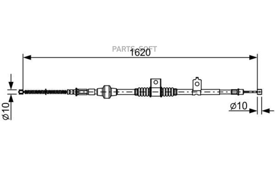 

BOSCH Трос ручника BOSCH 1987482521